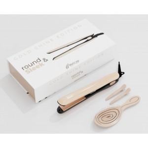 Piastra Round & Sleek Gold...